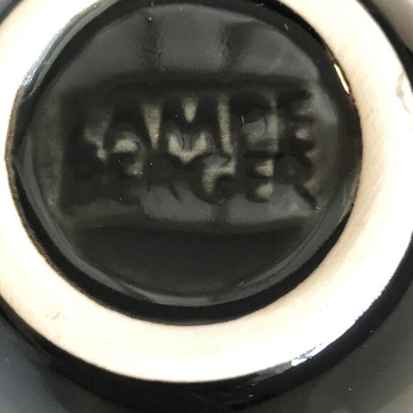 LAMPE BERGER PARIS Ltd Ed Fragrance Diffuser Gold Fleur-de-lis Black Porcelain - Picture 7 of 7